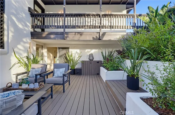 Lower level patio