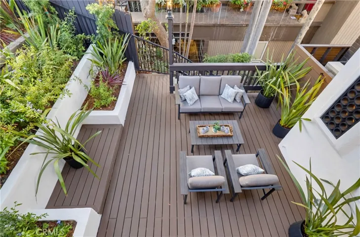 Lower level patio