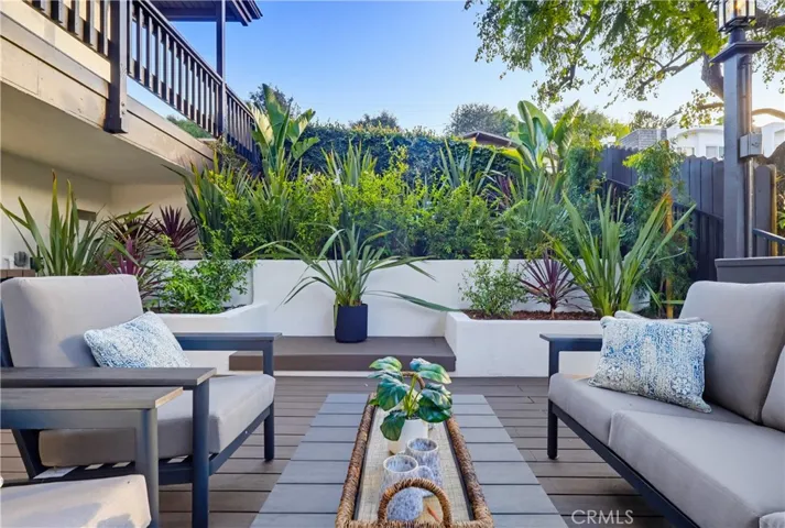 Lower level patio
