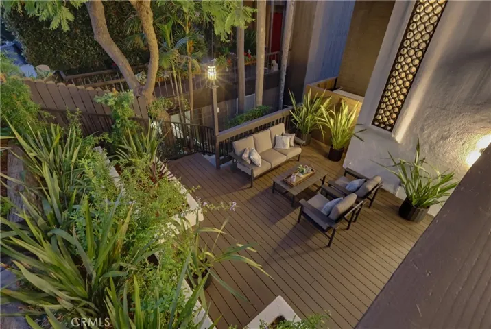 Patio on lower level