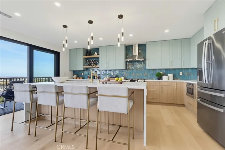 Kitchen with gorgeous island