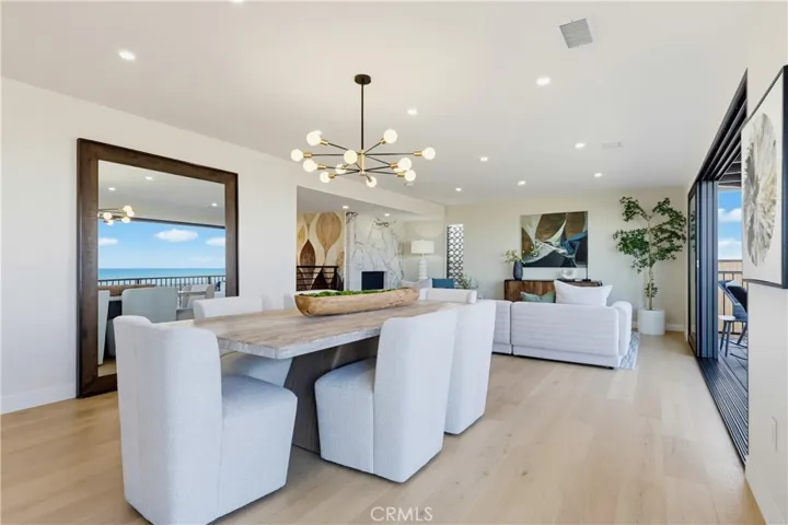 Dining room with view