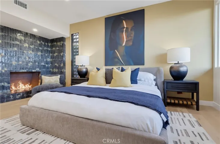 Primary suite with view