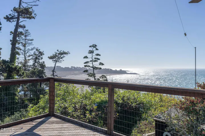 deck view of ocean