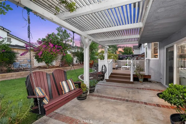 Step outside to your private backyard oasis, thoughtfully designed for year-round Southern California living