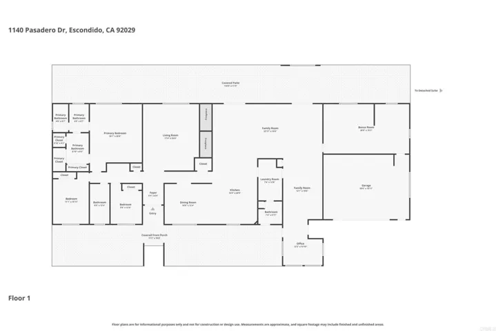 1140 Pasadero Drive, Escondido, California 92029
