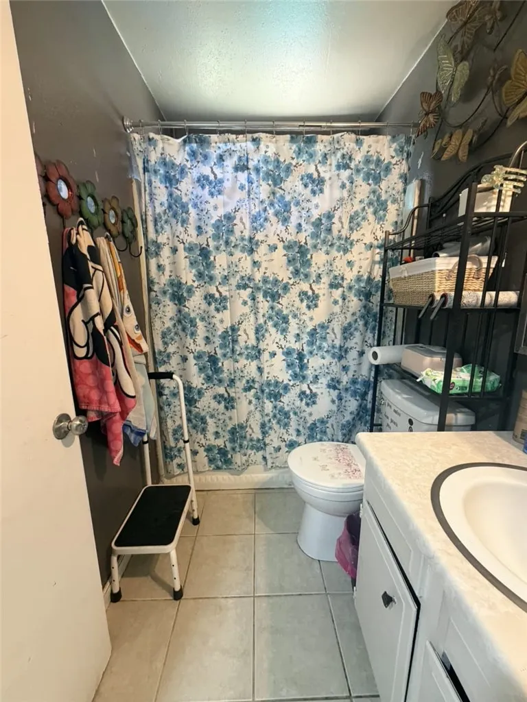 Hallway bathroom