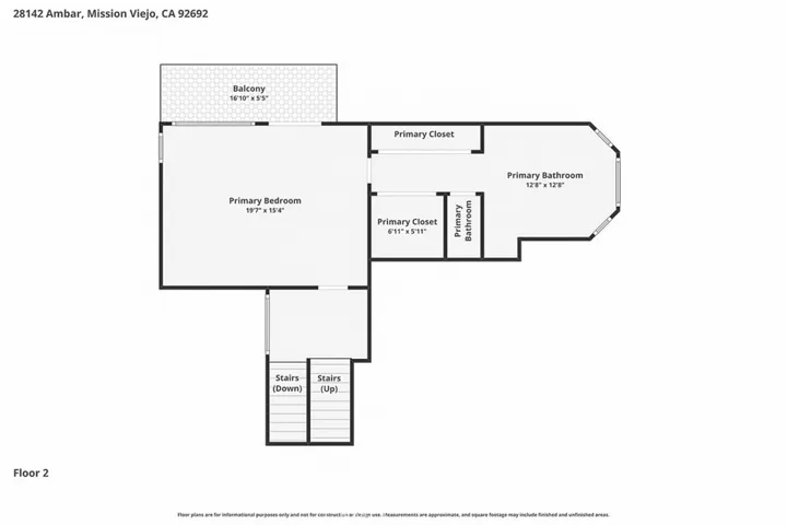 Second Floor Floorplan