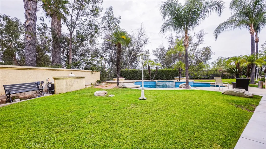 Large backyard