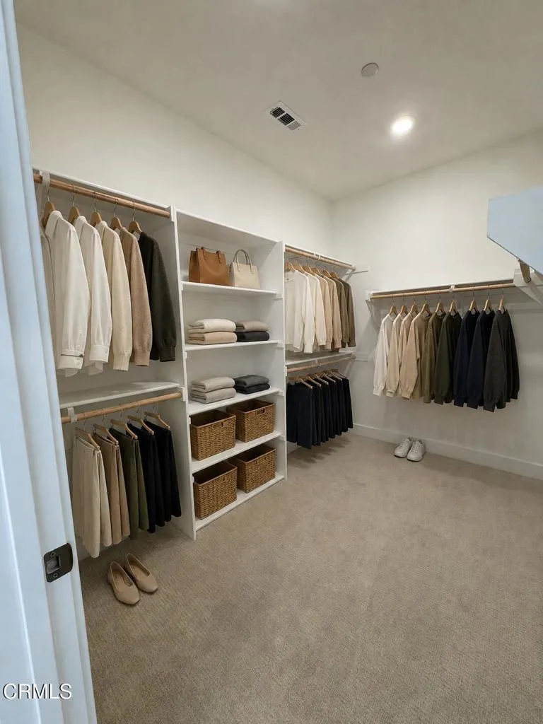 Primary closet