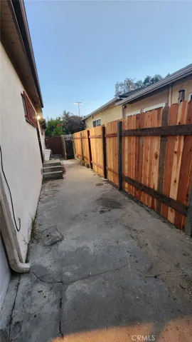 Westside of house
