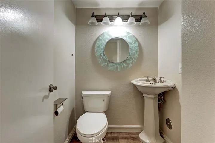 1/2 bathroom downstairs