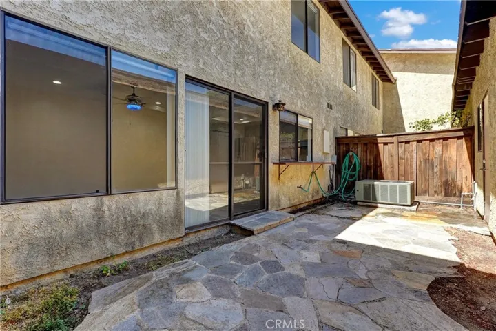 Rear patio