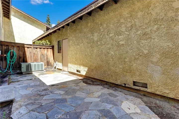 Rear patio
