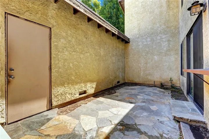 Rear patio
