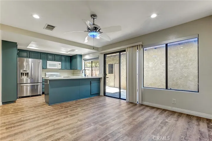 Family room and Kitchen