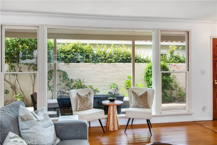 Beautiful interior courtyard