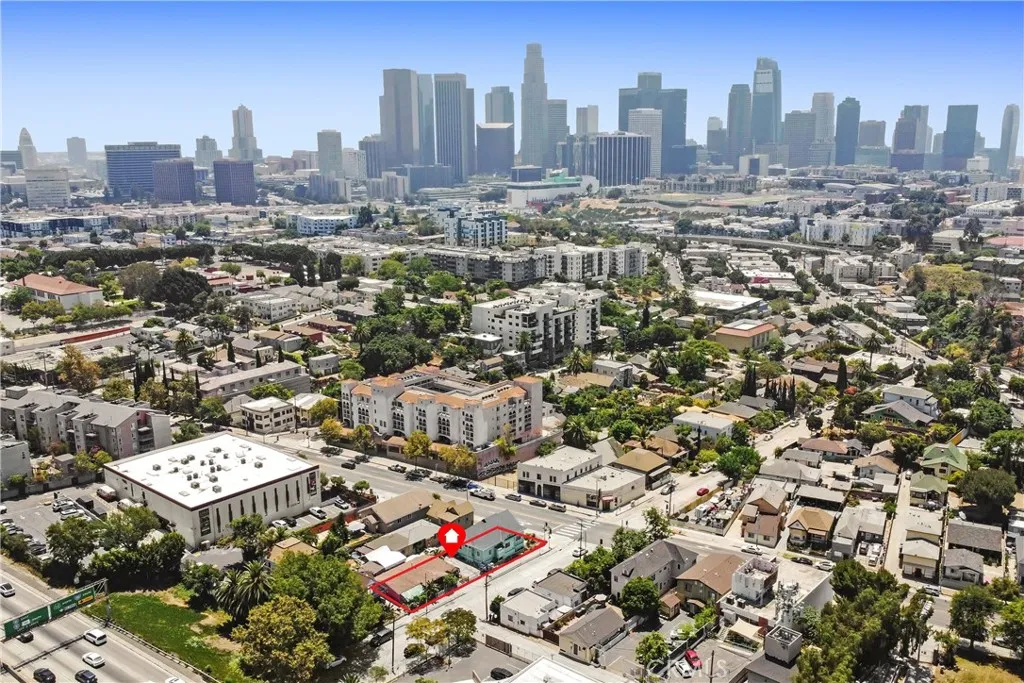 Aerial View - Downtown LA