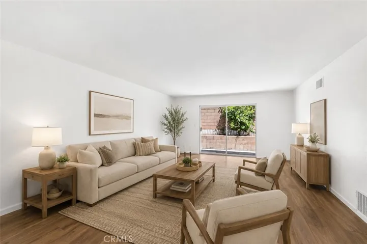 Virtually Staged Living Room