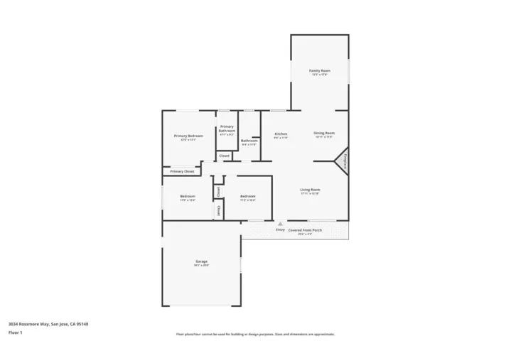 3034 Rossmore Way, San Jose, California 95148