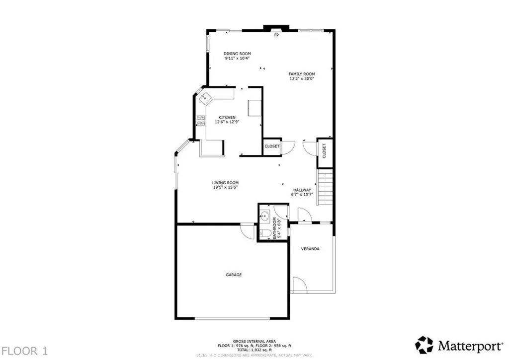 1st Floor Floorplan