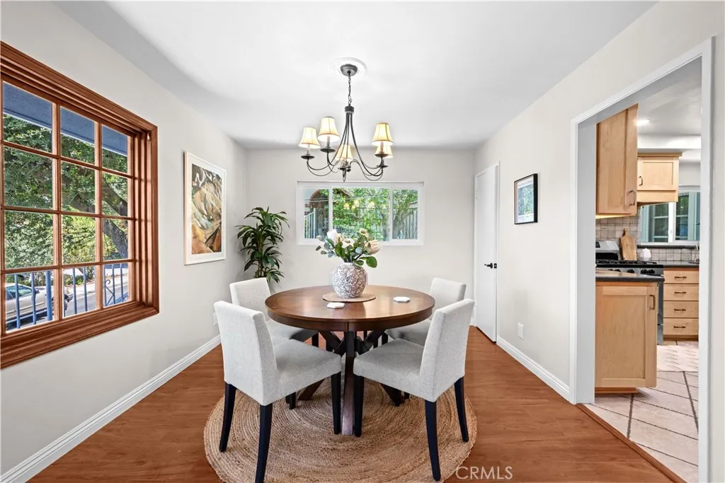 Dining room by kitchen