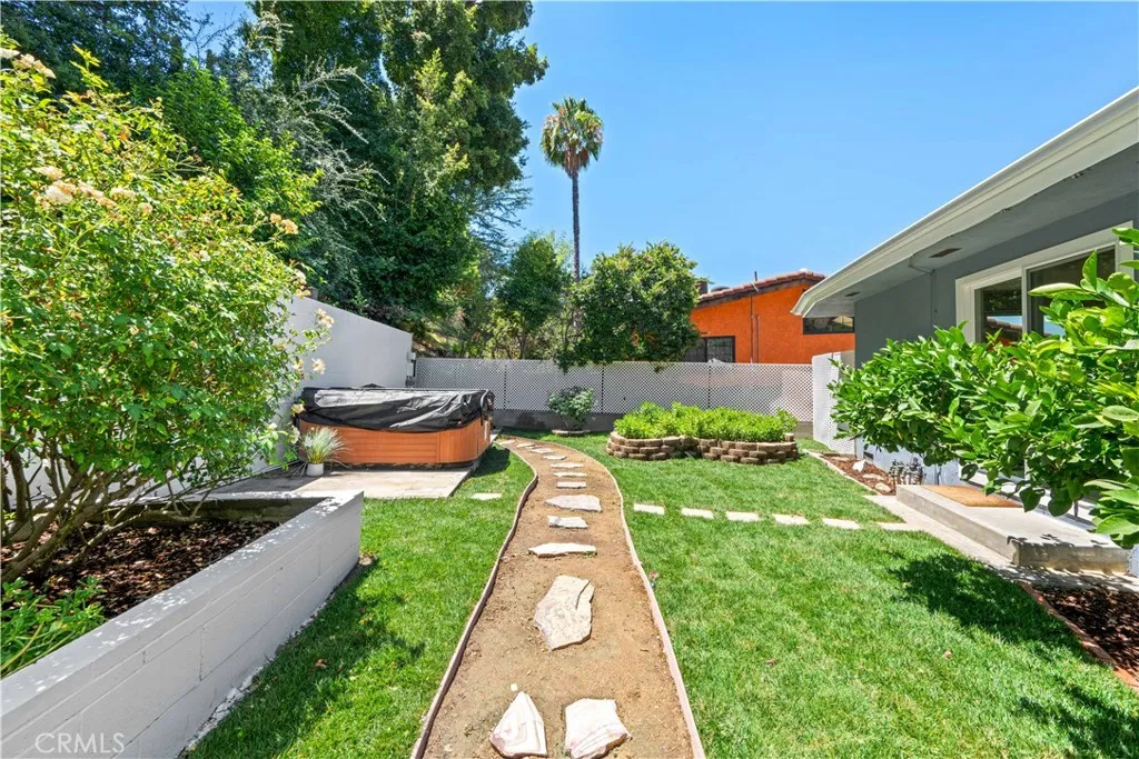 Rear of home
