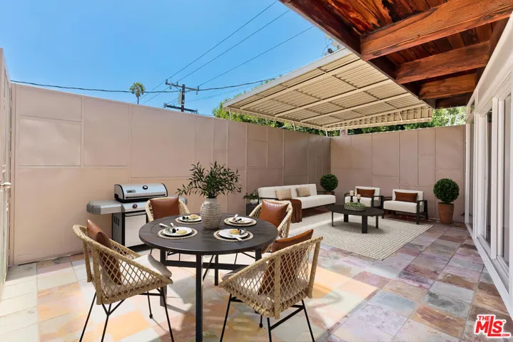 Virtually Staged Private Patio