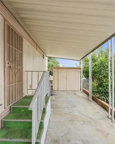Back Steps from Laundry Room to Carport