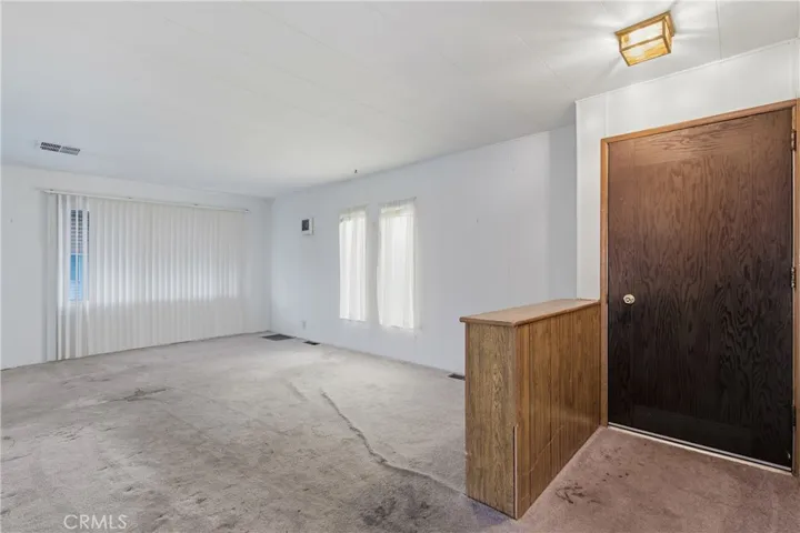Front Door and Living Room