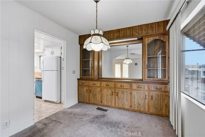 Dining Area with Built-in Hutch