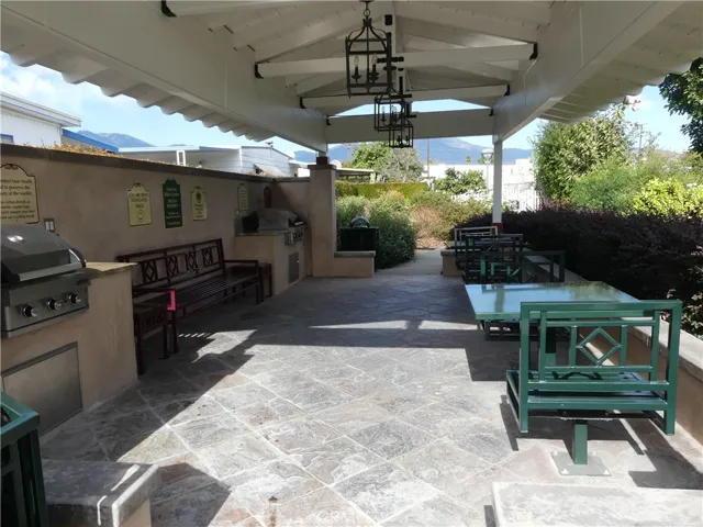 Community Barbecue and Sitting Area