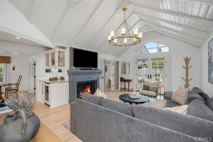 Home flows effortlessly from living room into kitchen and dining room space.
