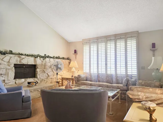 Formal Living Area w/ Fireplace