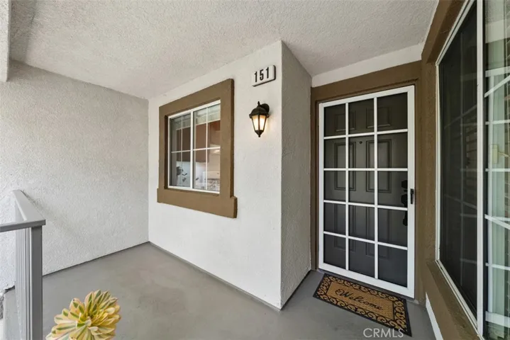 Inviting front porch.