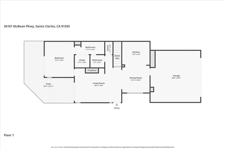 Floor Plan - Downstairs