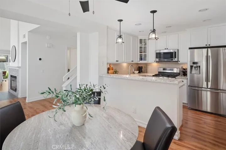 Dining Area into Kitchen