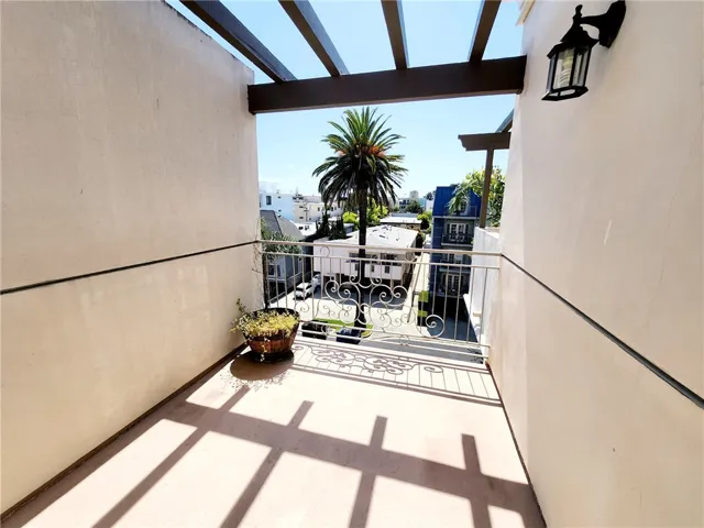 balcony of secondary bedroom