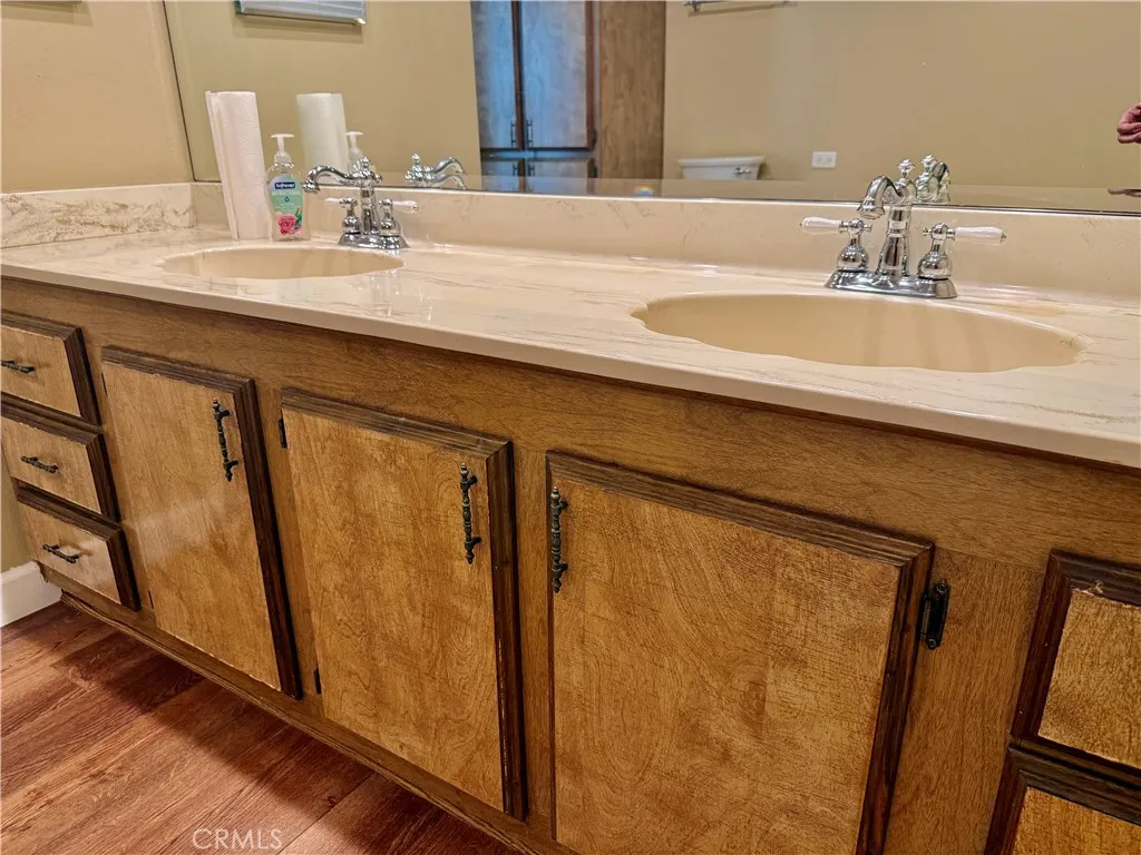 Dual vanity at primary bathroom