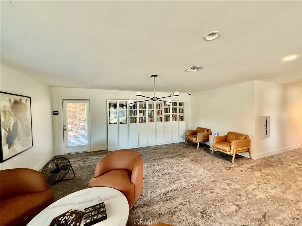 Clubhouse lounge/library