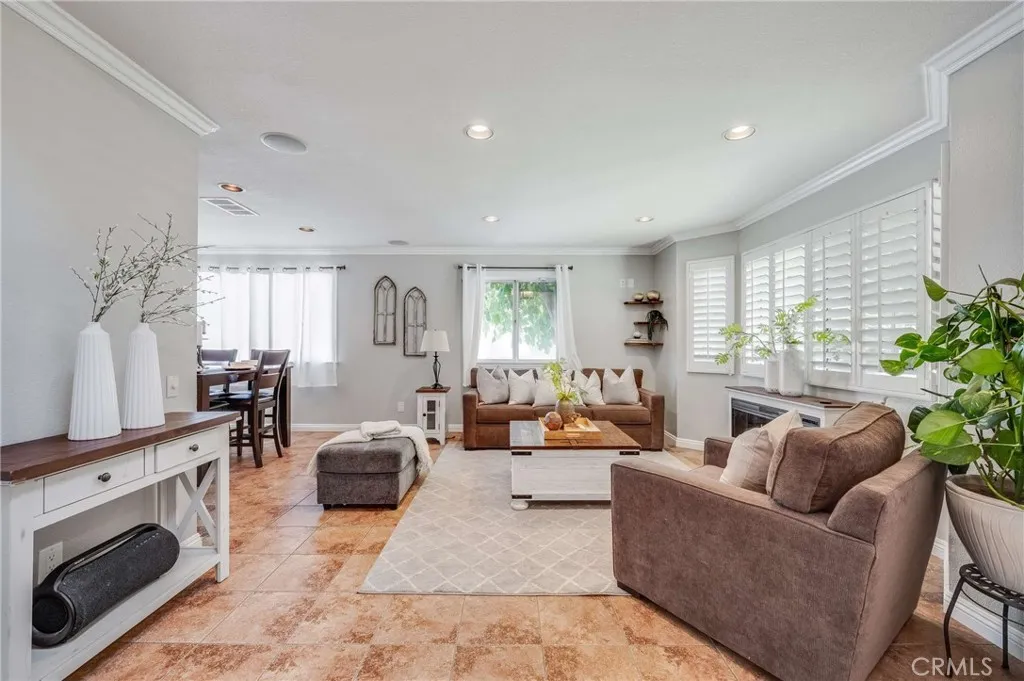 Open Floor Plan that shows Living Room into Dining Room