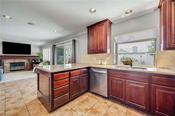 Open Floor Plan that combines Kitchen and Family Room/Great Room