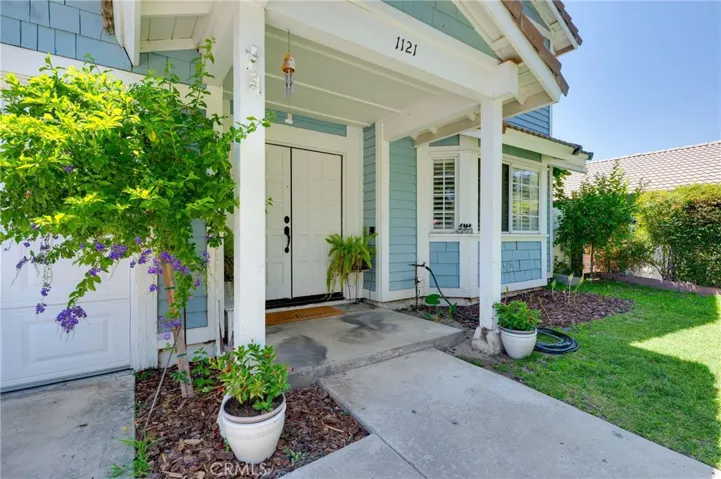 Double Door Entry with Covered Front Porch