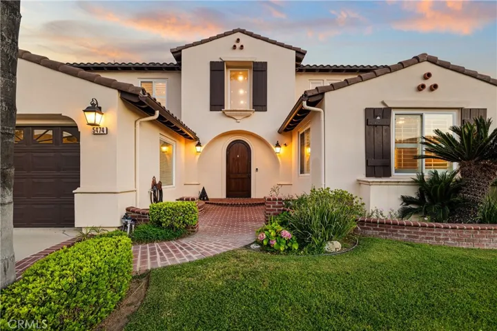 Beautiful evening exterior