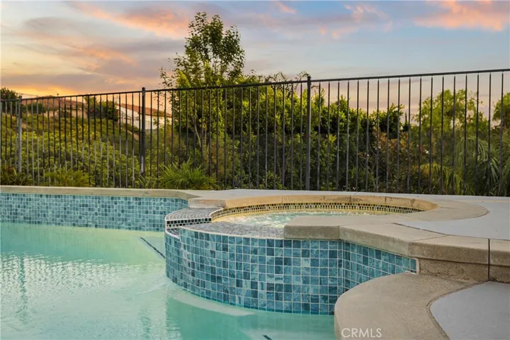 Evening backyard retreat