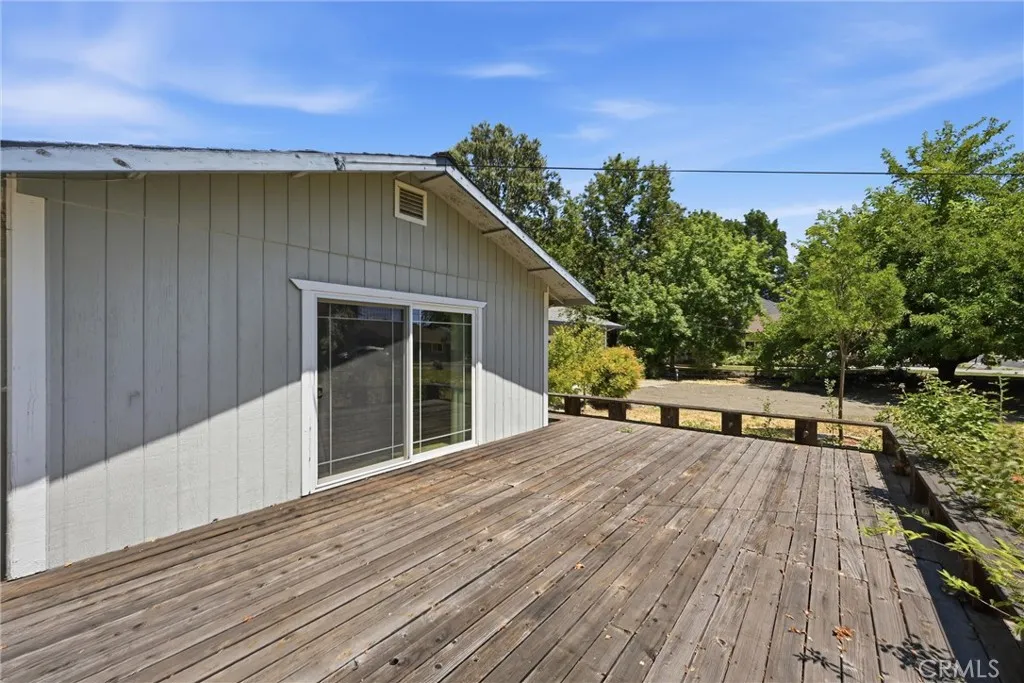 Deck off of primary bedroom.