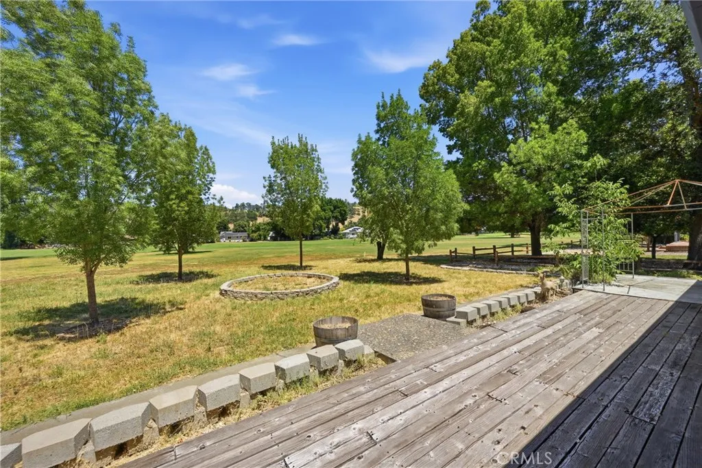 Back deck over looking Hidden Valley Lake Golf Course.