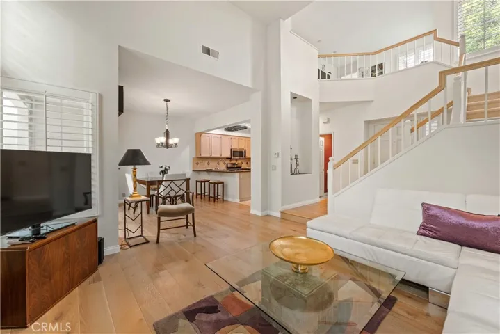 Looking over to the dining area, Breakfast Bar and the Kitchen.