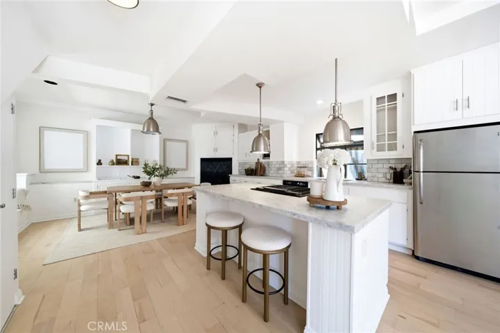 Remodeled Kitchen with stone counters