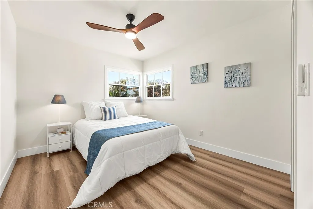 Comfortable bedroom #2 with ceiling fan